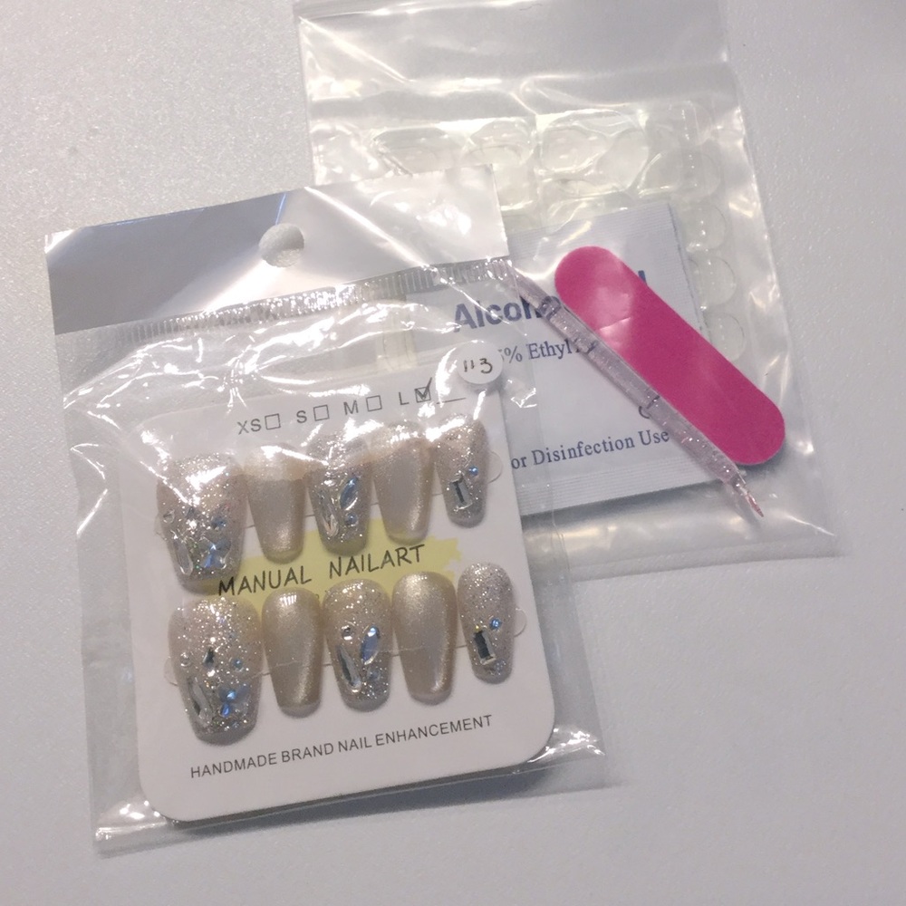 Brand New Hand Made Press on Nails # 113